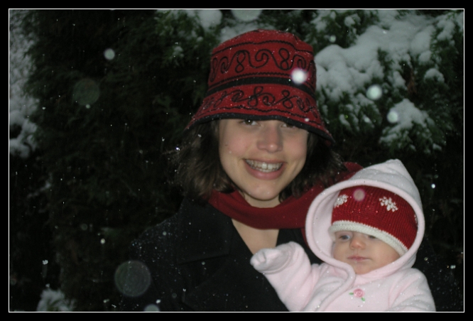 My first snow